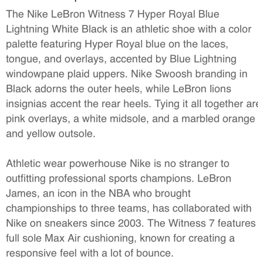 Nike Men's LeBron Witness 7 Athletic Sport Sneaker Shoes 11